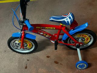 Bicicleta Paw Patrol como nueva