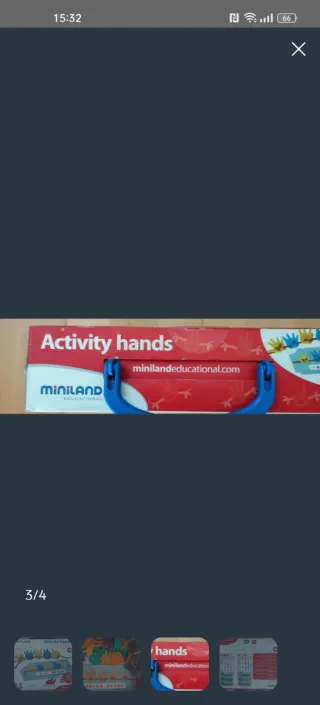 Miniland Activity Hands Juego Educativo 3-6 Años