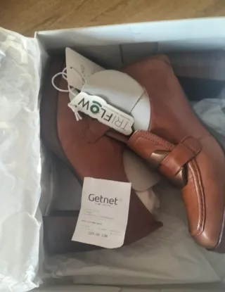 Hispanitas zapato tacón marrón talla 38