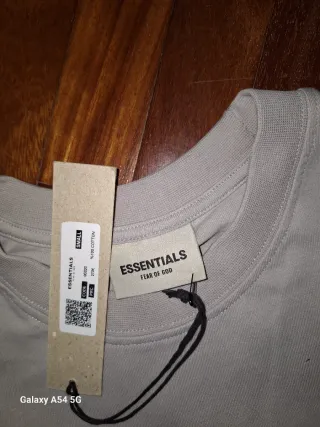 Camiseta Vintage ESSENTIALS Talla S Beige