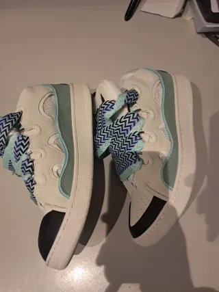 Lanvin Sneakers Multicolor Bianche