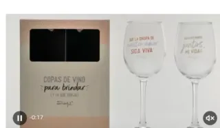 Copas de vino mr wonderful. En su caja