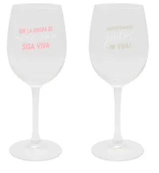 Copas de vino mr wonderful. En su caja