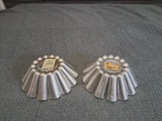 2 Moldes Tartaleta Flor Metal