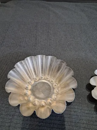 2 Moldes Tartaleta Flor Metal