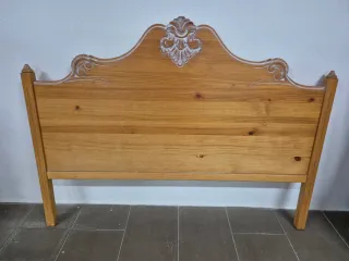 Cabecero de madera para cama 135cm
