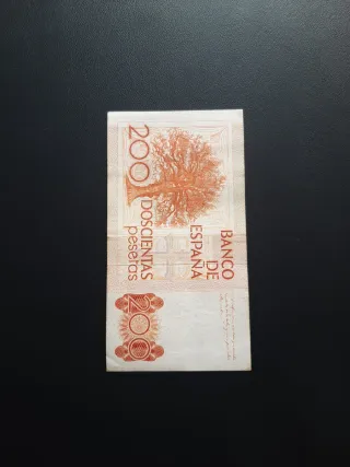 Billete 200 pesetas España 1980