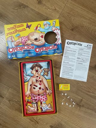 Juego Operación Hasbro Gaming +6