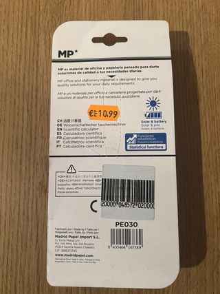 Calculadora Científica MP PE030