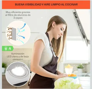 Campana extractora decorativa Klarstein (90cm) LED