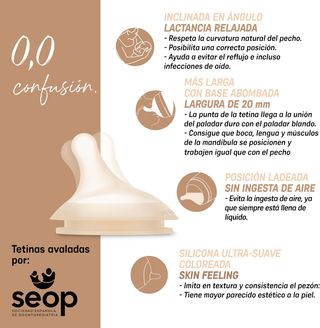 Suavinex, Biberón Anticólico Zero Zero, con Tetina