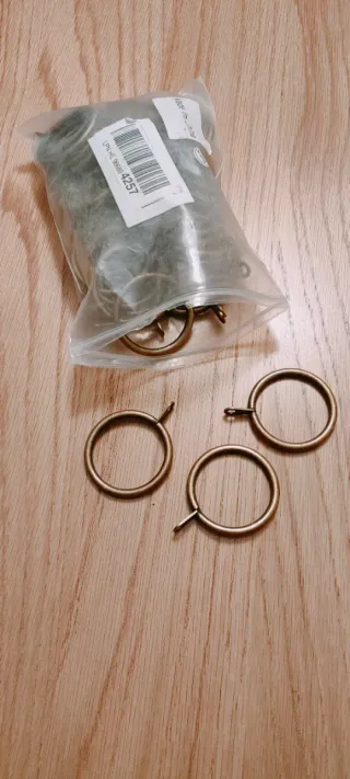 Anillas de metal para cortinas