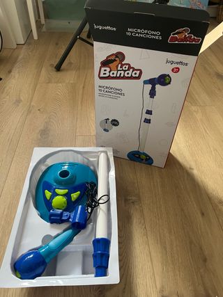 Micrófono Juguete La Banda 10 Canciones