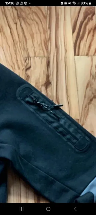 Felpa Nike Tech Fleece Grigia Nera