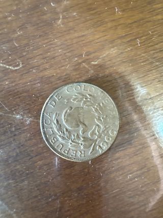 Moneda Colombia 1 Peso 1966