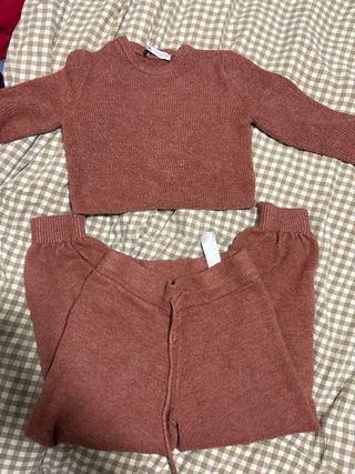 Conjunto de punto rosa