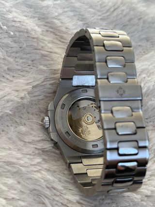 Reloj de pulsera plateado para hombre