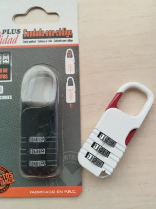 Candado de combinación 3 dígitos