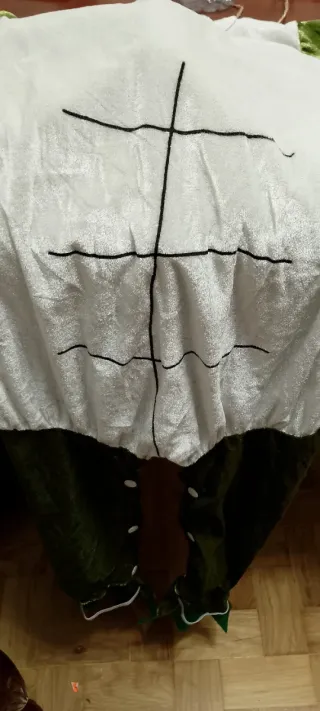 Disfraz de dinosaurio verde