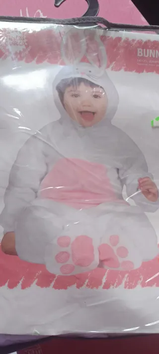 Disfraz Conejo Bebé Talla 12-18 Meses