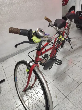 Bicicleta Tándem Bianchi Roja