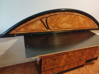 Cómoda Vintage Madera y Negro