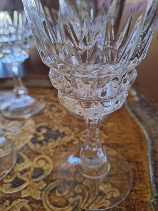 Servizio bicchieri cristallo anni '70