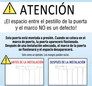 Barrera seguridad infantil 74-95 cm. Tengo cuatro.