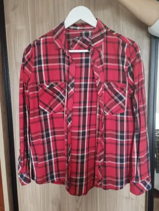 Camisas de cuadros variadas talla L