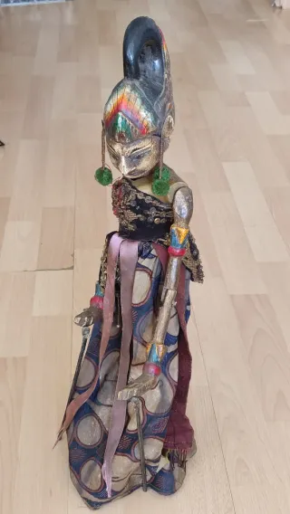 Marioneta Wayang Golek de Java, Indonesia - 50 cm