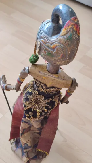 Marioneta Wayang Golek de Java, Indonesia - 50 cm