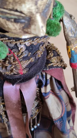 Marioneta Wayang Golek de Java, Indonesia - 50 cm