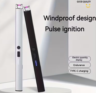 Accendino Elettrico Ricaricabile Nero