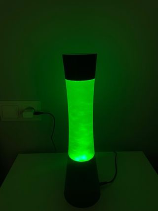 Lámpara de lava colorida