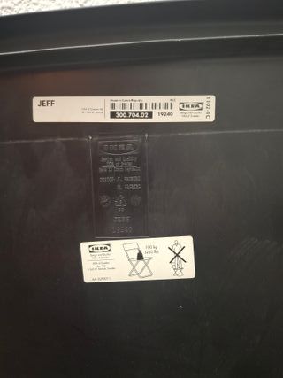 4 Sillas Plegables Ikea Negras