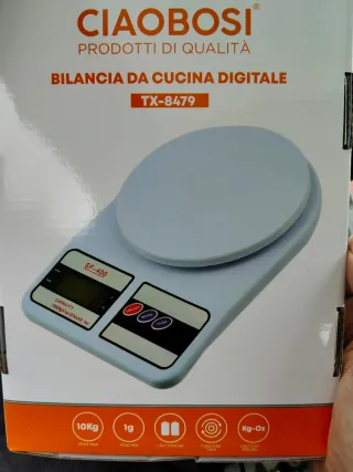Bilancia da cucina digitale TX-8479 con batterie