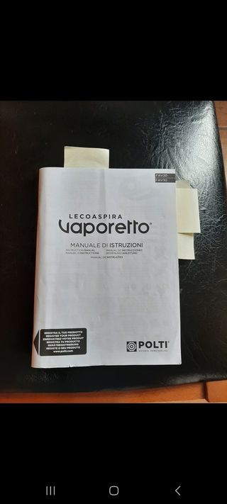 Manual Vaporetto Polti
