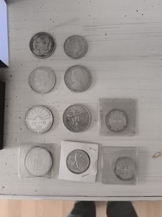 Envio gratis Lote de monedas de plata
