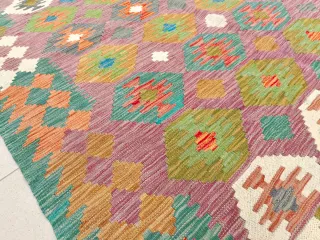 Tappeto Kilim afgano 198x156 cm