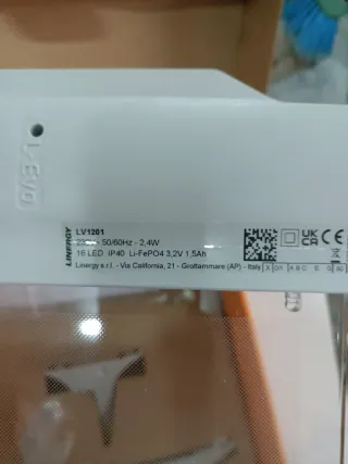 Linergy Lyra Evo LV1201 Emergenza