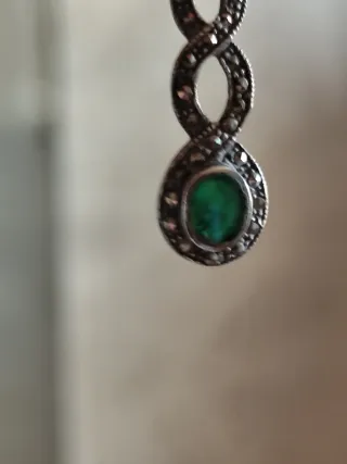 Pendientes de plata antiguos