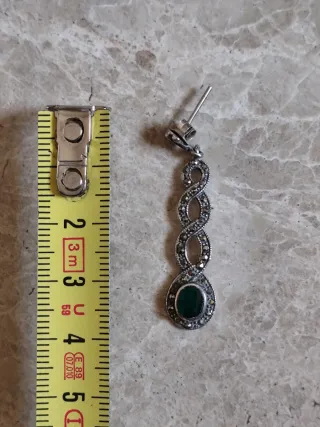 Pendientes de plata antiguos