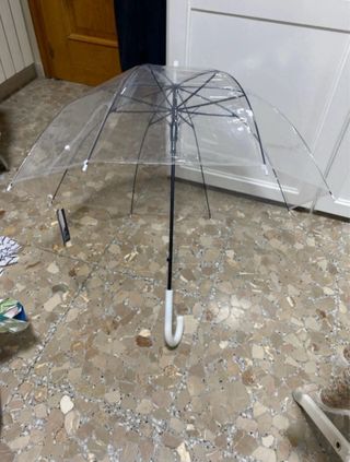 Paraguas transparente