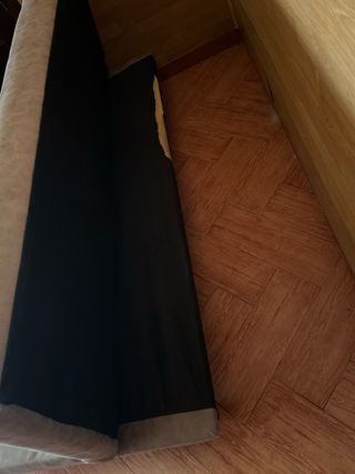 Sofá Cama Gris Tela Lavable