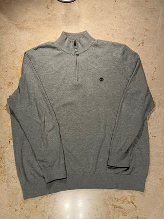 Jersey Timberland Gris Cuello Alto