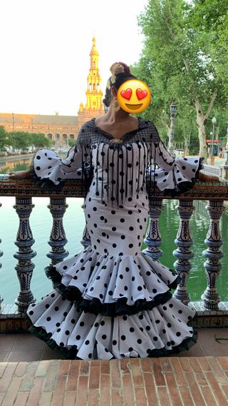Traje Flamenca Talla 40-44 Hecho por modista 2024