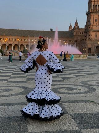 Traje Flamenca Talla 40-44 Hecho por modista 2024