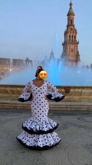 Traje Flamenca Talla 40-44 Hecho por modista 2024