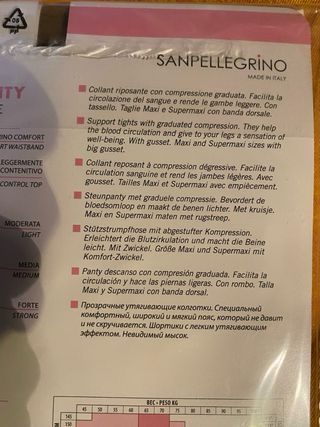 Collant Sanpellegrino VITALITY CARESSE 40 Beige 6X