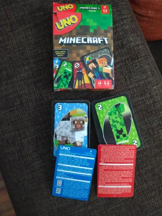 UNO Minecraft Juego de Cartas